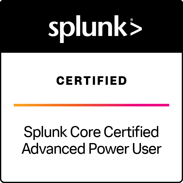 Splunk Core Certified Advanced Power User (SCCAPU)